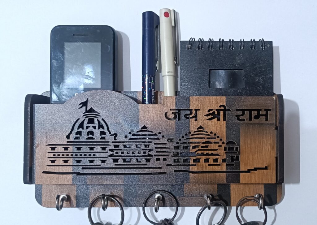 Shri Ram Mandir Mobile Stand or Pan Stand